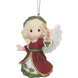 Precious Moments Annual Angel Heartfelt Christmas Wishes Ornament