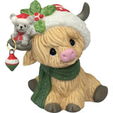 Precious Moments Highland Cow Moo-ey Christmas Figurine