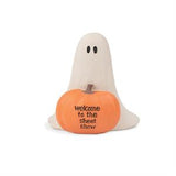 Halloween Ghost with Pumpkin Welcome to the Sheet Show Mini Figurine