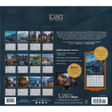 2026 Lang Wall Calendar Around the World by Evgeny Lushpin