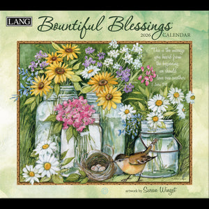 2026 Lang Wall Calendar Bountiful Blessings by Susan Winget