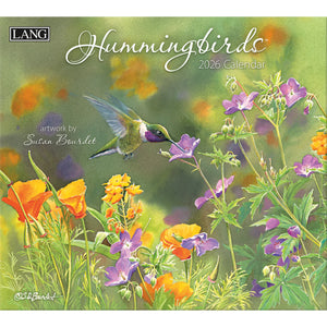 2026 Lang Wall Calendar Hummingbirds by Susan Bourdet