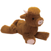 26" Lay Down Highland Cow Stuffed Animal Plush