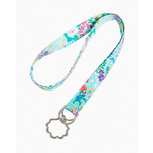 Vera Bradley Disney Wide Lanyard in Ariel Floral