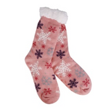 Snowflake Galore Thermal Slipper Socks