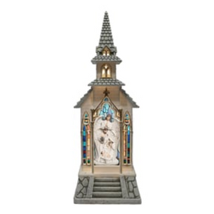 13.375" Church Nativity Angel & Sublimation Glitter Lantern