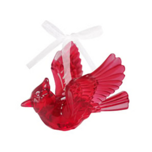 3.5" Acrylic Cardinal Ornament