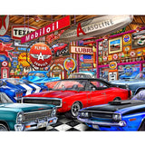 Springbok Muscle Car Museum 1000-Piece Jigsaw Puzzle