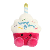 Palm Pals - 5" Sparkle the Happy Birthday Cupcake Plush Stuffed Animal
