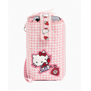 Vera Bradley Hello Kitty Gingham RFID Smartphone Wristlet