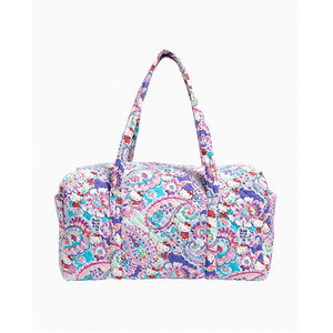 Vera Bradley Large Travel Duffel Bag in Hello Kitty Paisley