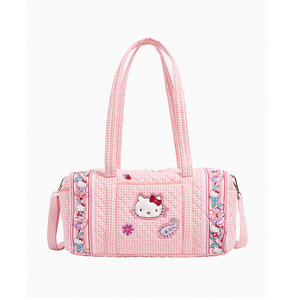 Vera Bradley Hello Kitty Gingham Small Travel Duffel Bag