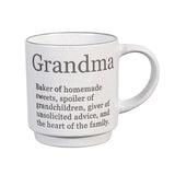Grandma's Jobs & Humorous Titles 14 Oz. Ceramic Coffee Cup