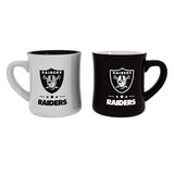NFL Raiders 10 Oz. Ceramic Mug Set of 2 Boxed