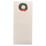 Peanuts Snoopy Wreath Holiday List Pad
