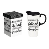 Ceramic Perfect Travel Cup, 17 oz., w/ box, Professional Grandpa