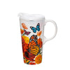 Monarch Butterfly and Friends 17 Oz. Travel Cup with Lid and Box
