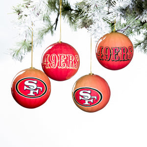 San Francisco 49ers 12pc Ornament Set