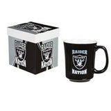 NFL Raiders 14 Oz. Ceramic Mug with Matching Gift Box