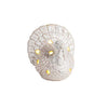 White Ceramic Turkey LED Light Up Sitter