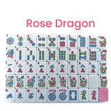 Rose Dragon American Mahjong Tile Set (166 Tiles)