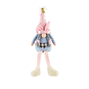 Pink Happy Easter Gnome