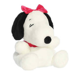 Palm Pals - 5" Snoopy's Sister Belle with Red Hair Bow Plush Stuffed Animal