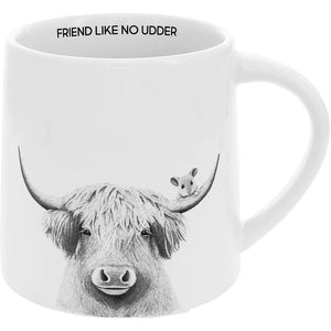 Animal Antics Highland Cow Friend Like No Udder 17 Oz. Mug