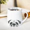 Animal Antics Pugs & Kisses 17 Oz. Mug
