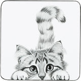 Animal Antics Cat 4.25" Coaster