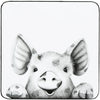 Animal Antics Pig 4.25" Coaster