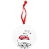 Animal Antics Cat 4" Ceramic Holiday Ornament