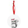 Animal Antics Squirrel 4" Ceramic Holiday Ornament