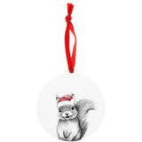 Animal Antics Squirrel 4" Ceramic Holiday Ornament