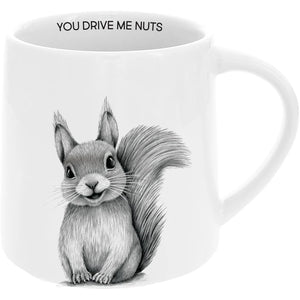 Animal Antics Squirrel You Drive Me Nuts 17 Oz. Mug