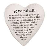 Grandma Wish You Were Always Here Heart Pillow