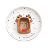 Christmas Sectioned Serving Dish Reindeer-licious