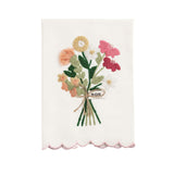 Flower Bouquet Embroidered Mom Towel