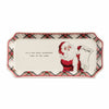 Nolstagic Santa Tartan Rectangular Tray It's the Most Wonderful Time of the Year