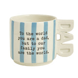 You Are the World Dad Word Handle Mug