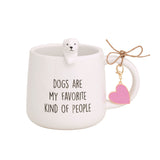 Dogs Are My Favorite Kind of People Dimensional Figure Mug