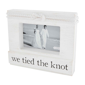 We Tied The Knot Picture Frame