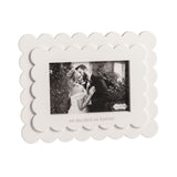 We Decided on Forever Scalloped Wood Frame