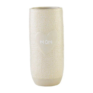 Mom Heart Vase