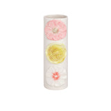 Triple Color Flower Bud Vase 6.5"