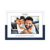 4x6 Dad The Legend Behind the Laughter Colorblock Picture Frame