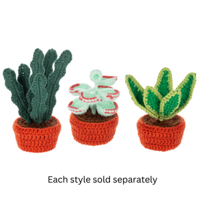 5.8" Crochet Succulent Plant Plush