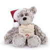 Mini Holiday Giving Bear 8.5" Stuffed Plush with Santa Hat