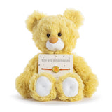 You Are My Sunshine Yellow Bear Stuffed Animal Plush 8"