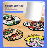 Nintendo Super Mario Silicone Coasters